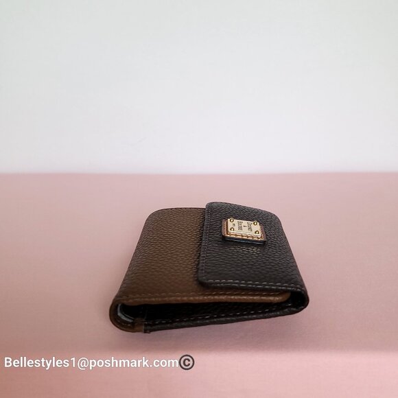 DOONEY & BOURKE Colorblock Small Flap Pebbled Leather Credit Card Bifold Wallet - Picture 8 of 16